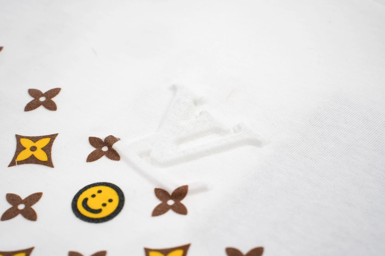 Louis Vuitton White Smiley Foam Print T-Shirt product photo from LabelPicks