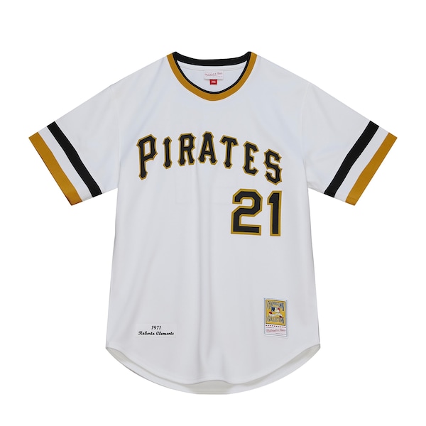 Roberto Clemente Pittsburgh Pirates  Cooperstown Collection Authentic Jersey - White