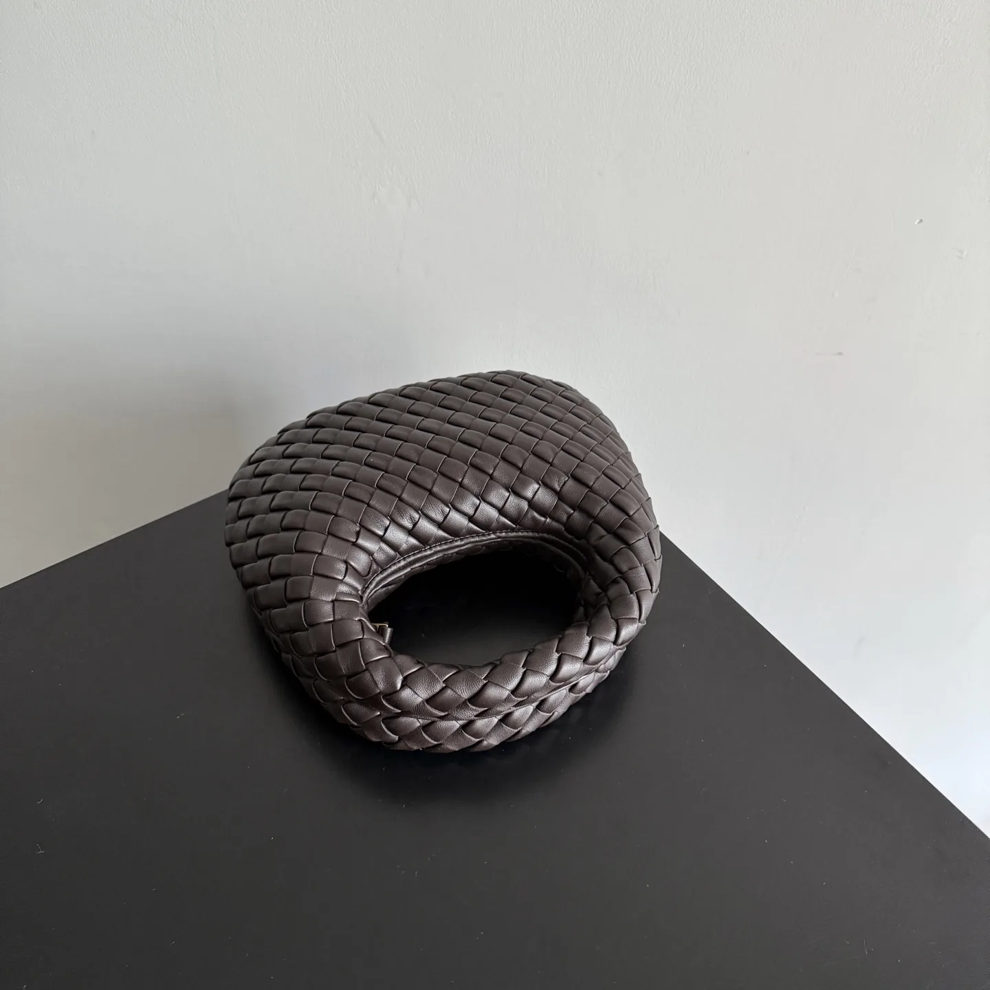 Bottega Veneta Pink Intrecciato Woven Leather Shoulder Bag product photo from LabelPicks