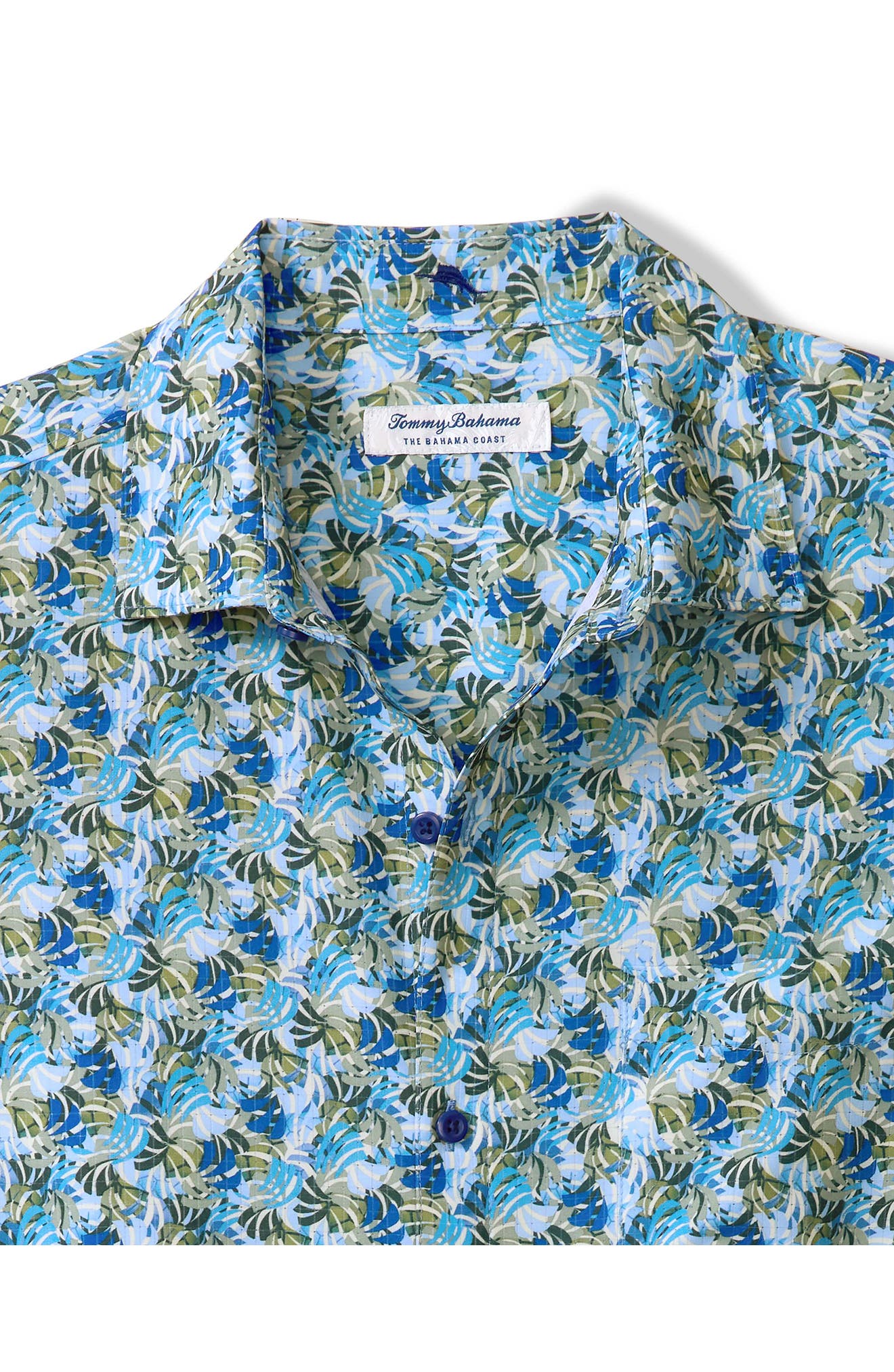 Tommy Bahama Bahama Coast Chico Palms IslandZone® Short Sleeve Button-Up Shirt