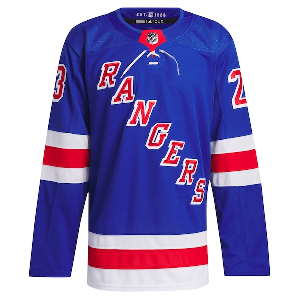 Adam Fox New York Rangers adidas Home Primegreen Authentic Pro Player Jersey - Blue
