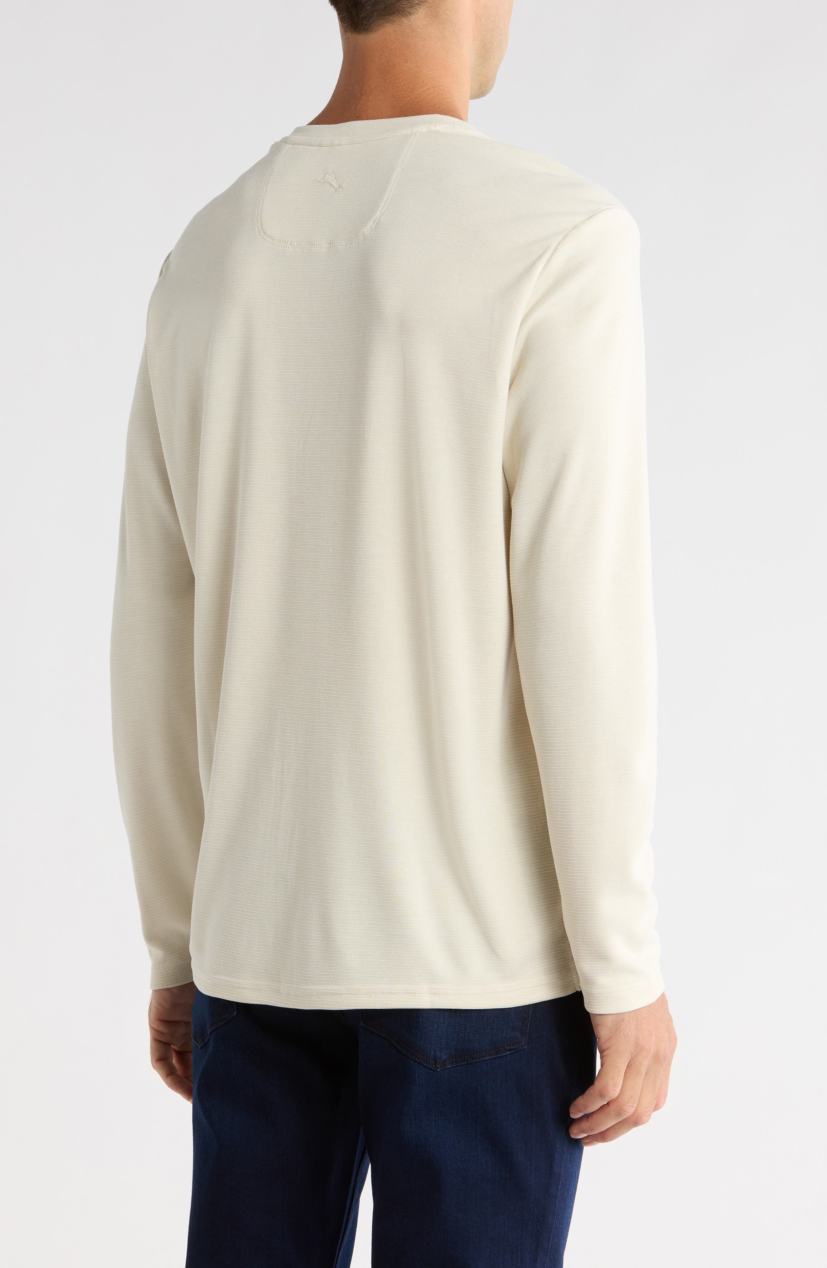 Tommy Bahama Tranquil Bay Stripe V-Neck Long Sleeve T-Shirt