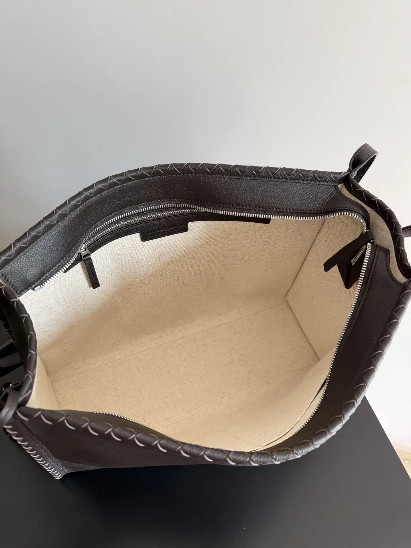Bottega Veneta Intrecciato Woven Leather Crossbody Bag product photo from LabelPicks