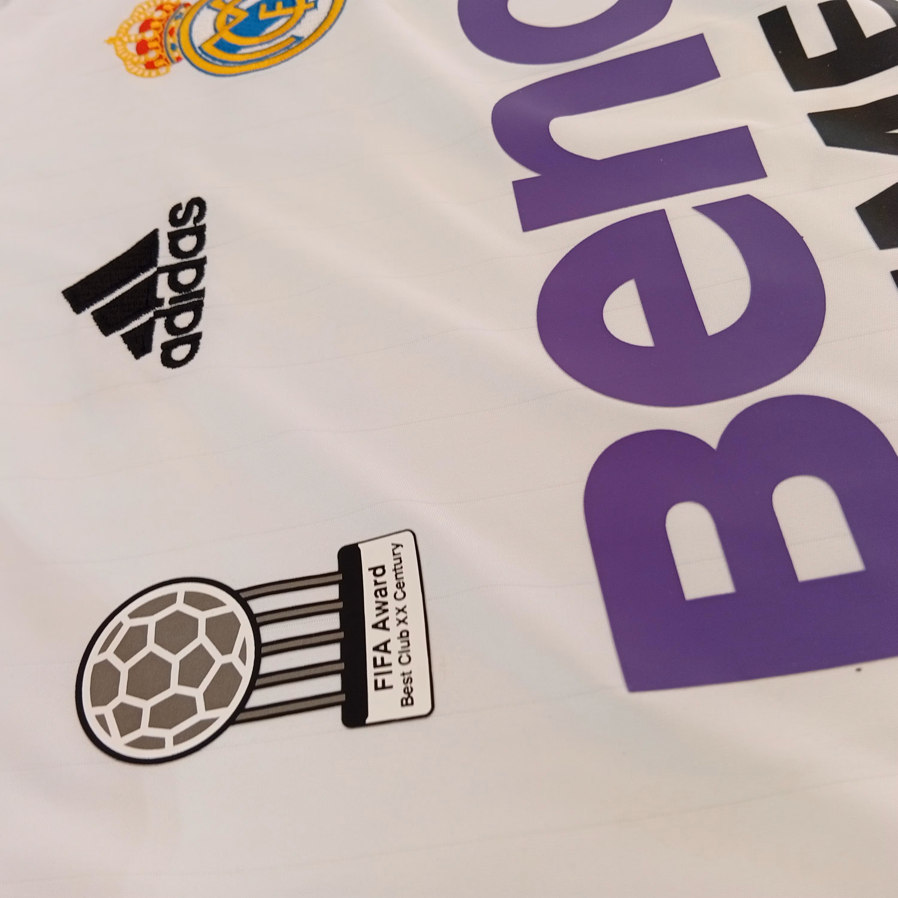David Beckham Signed Autographed Real Madrid FC Football T-Shirt With COA