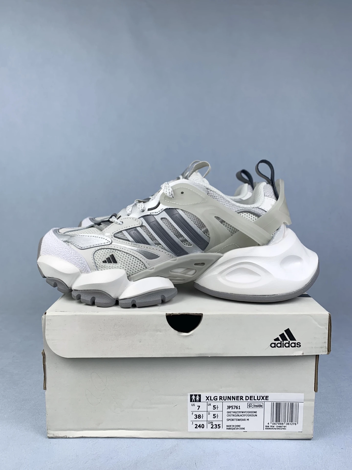 adidas XLG Runner Deluxe Grey Three Shoes product photo from LabelPicks