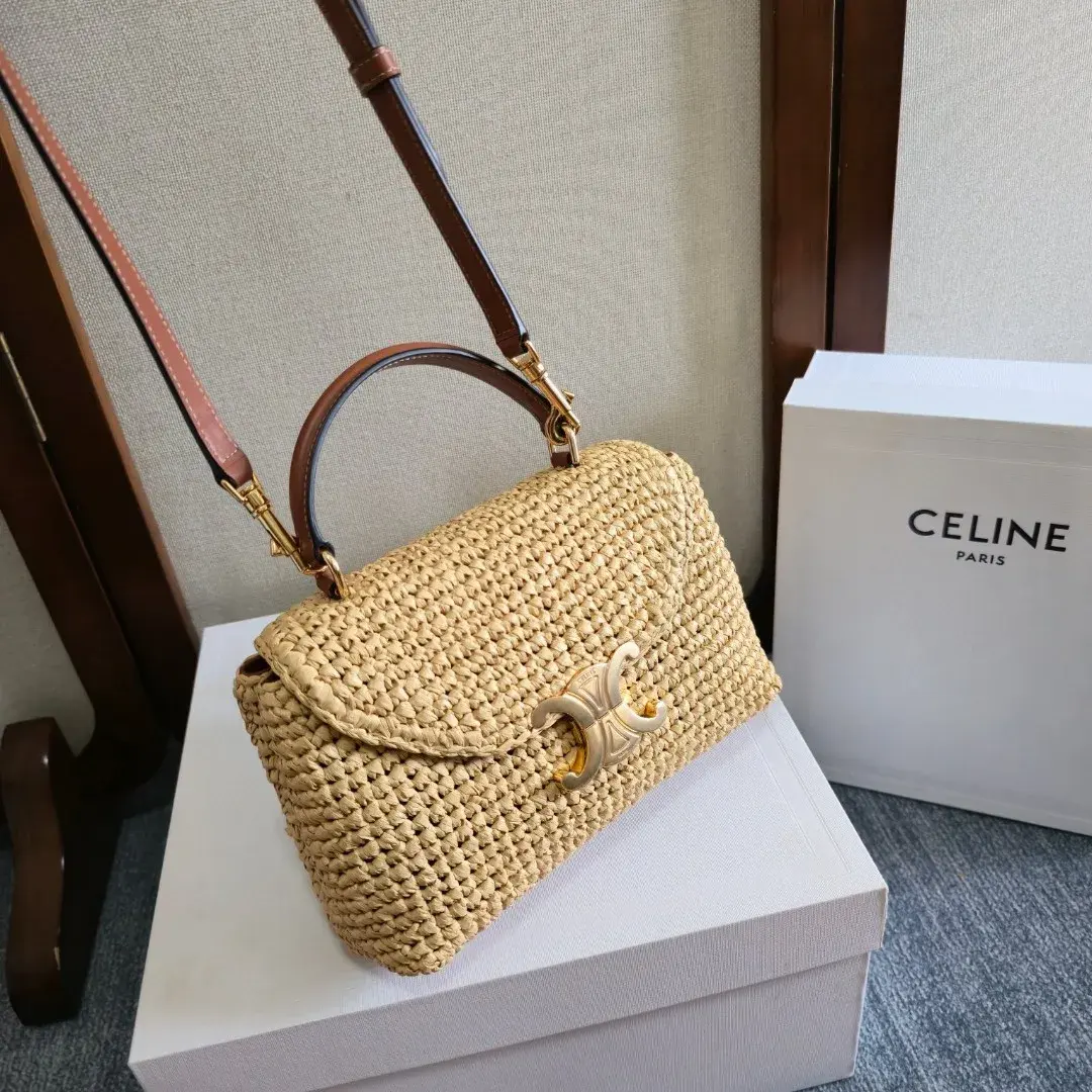 Celine Woven Leather Teen Nino Top Handle Bag product photo from LabelPicks