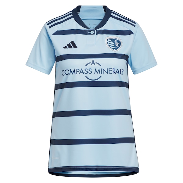 Daniel Salloi Sporting Kansas City adidas Women's 2024 Hoops 4.0 Replica Player Jersey – Light Blue