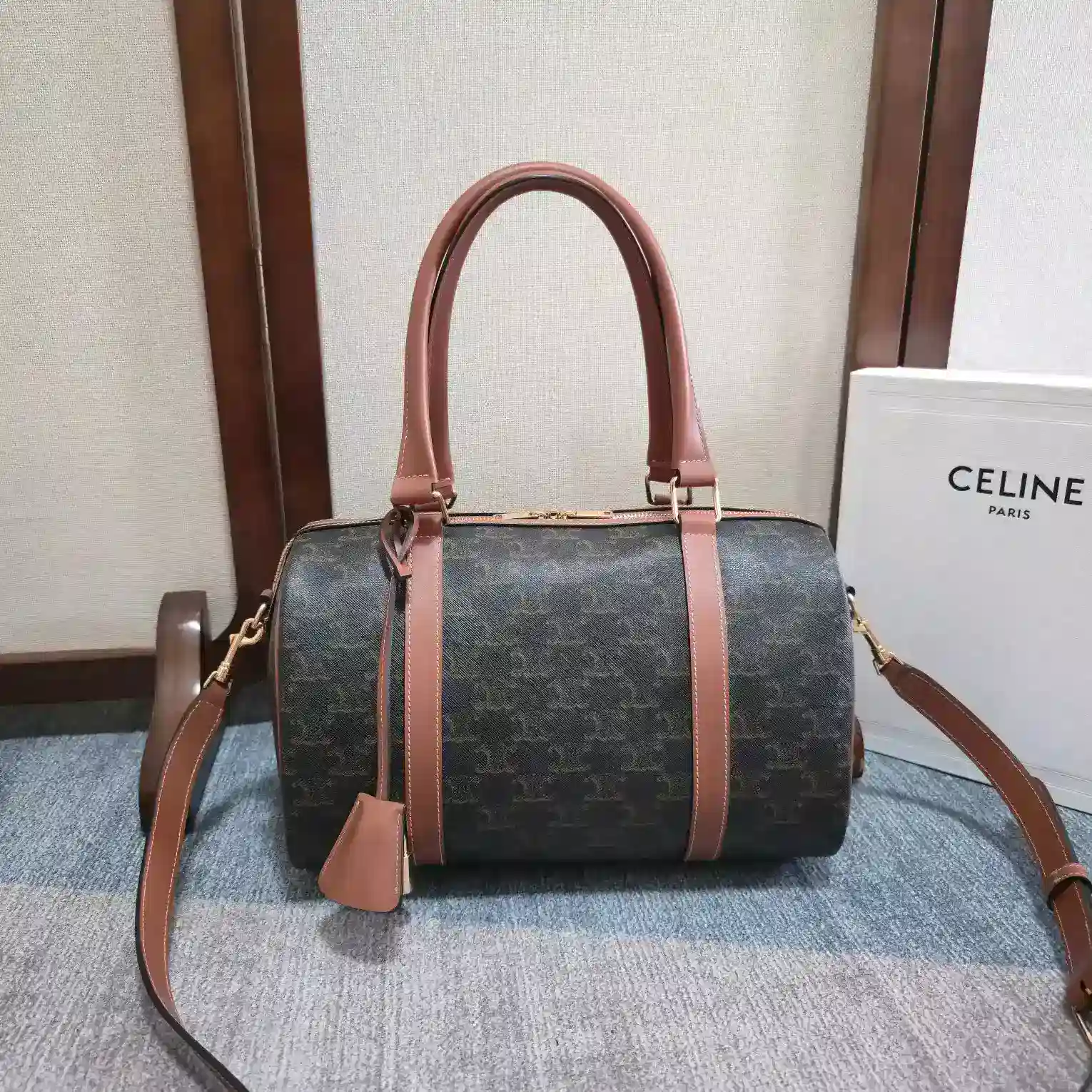 Celine Triomphe Canvas Top Handle Bag product photo from LabelPicks