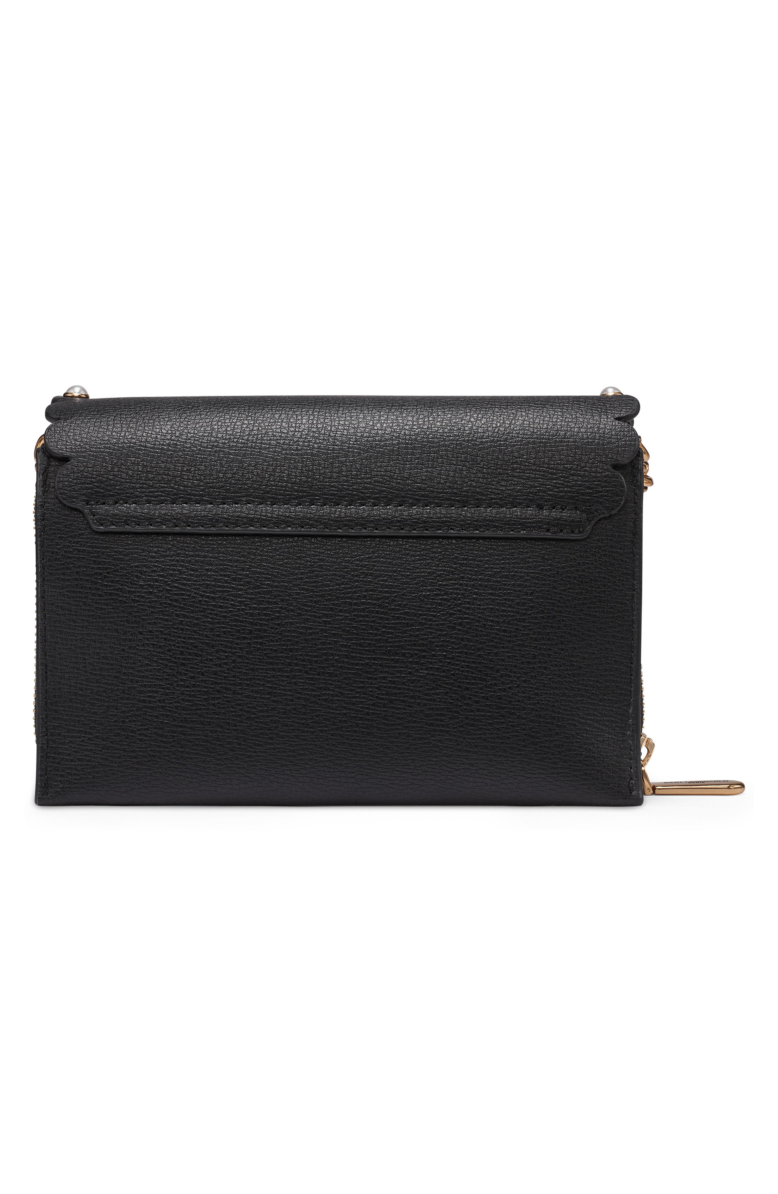 KARL LAGERFELD PARIS Lourdes Leather Crossbody