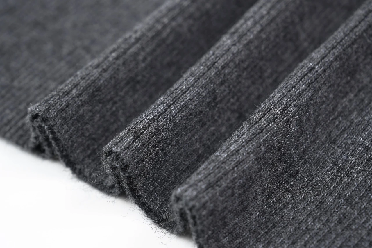 Prada Charcoal Recycled Silk Logo Jacquard Slim Knit Sweater product photo from LabelPicks