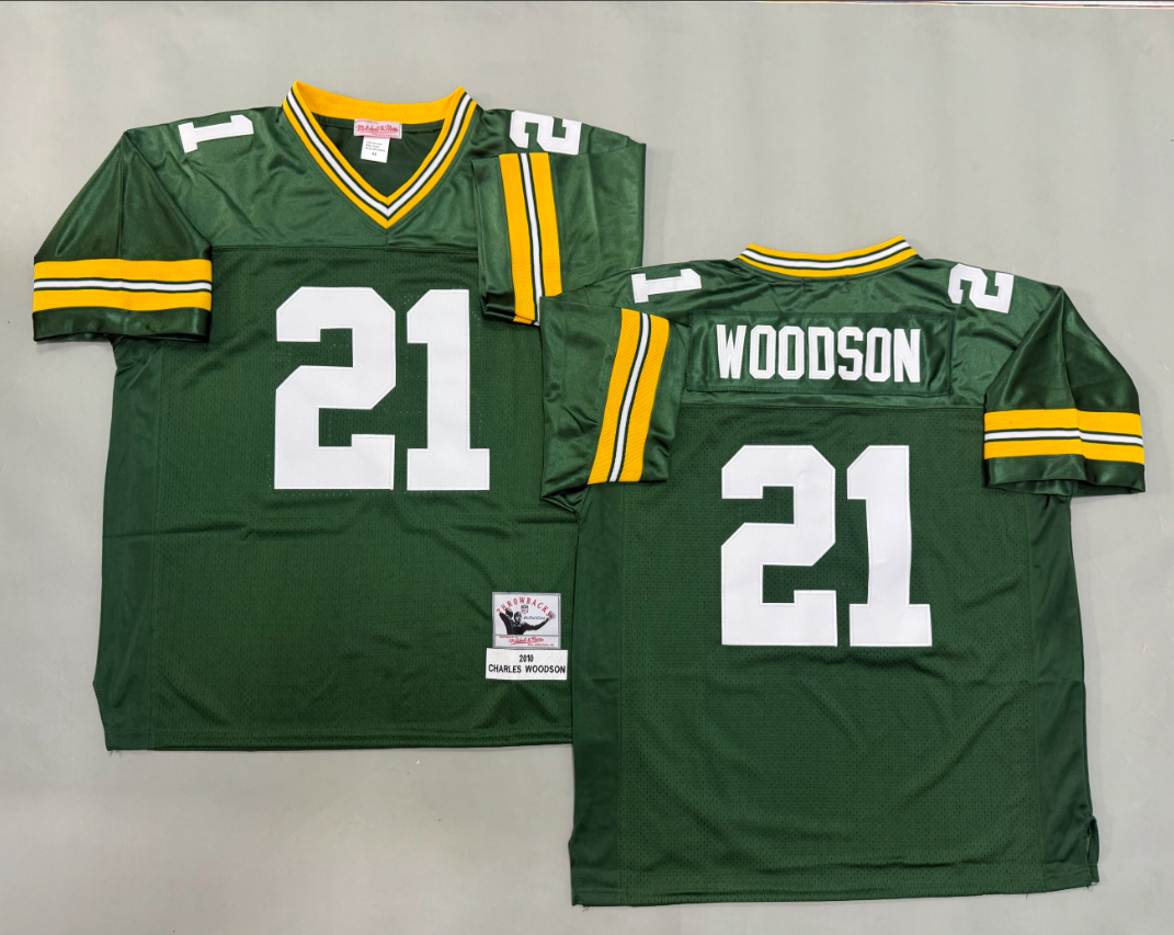 Charles Woodson Green Bay Packers Authentic Throwback Retired Player Jersey