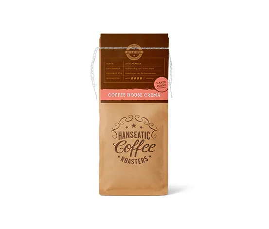 Hanseatic - Coffee House Caffè Crema - 1kg Ganze Bohne