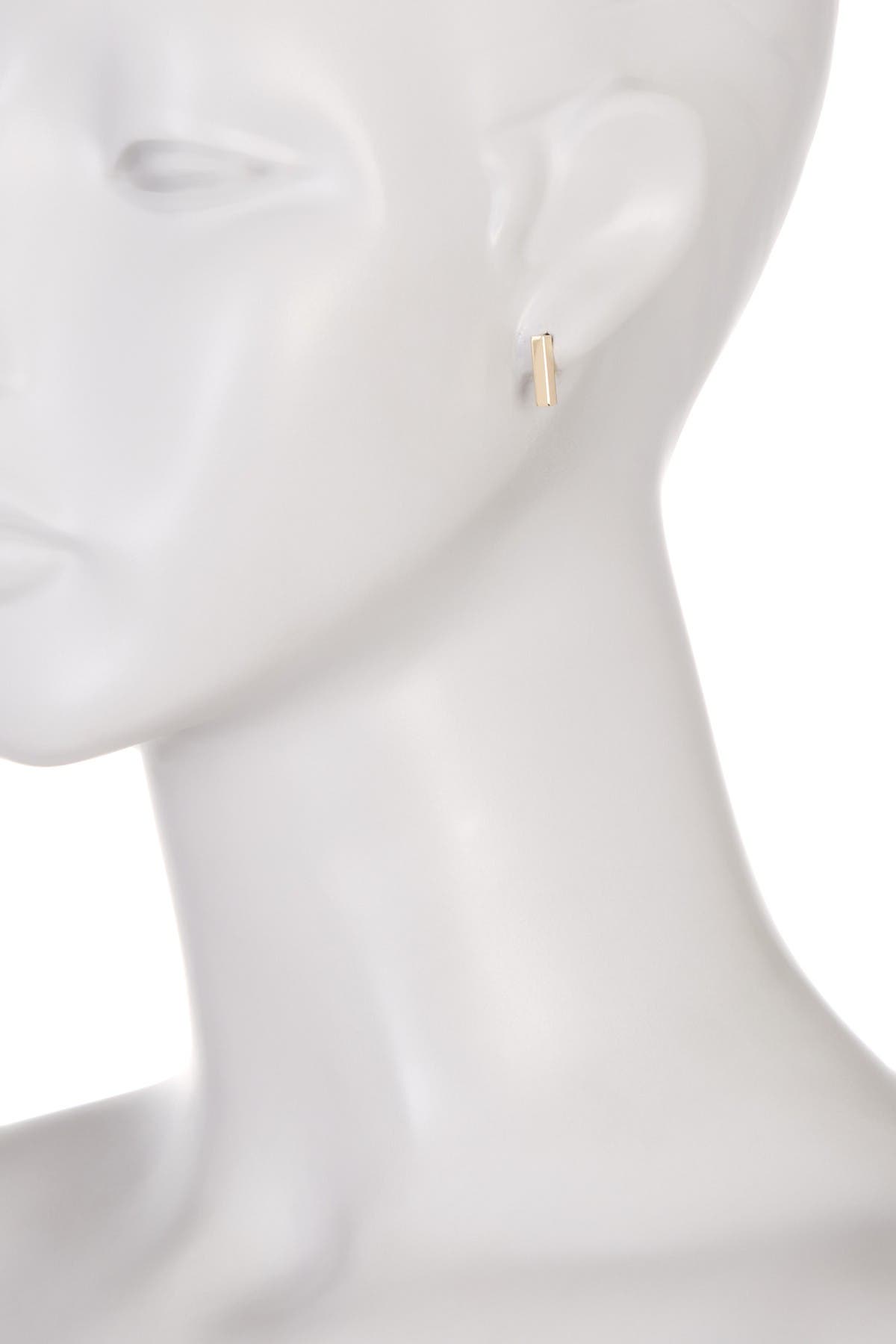 KARAT RUSH Bar Tube Earrings