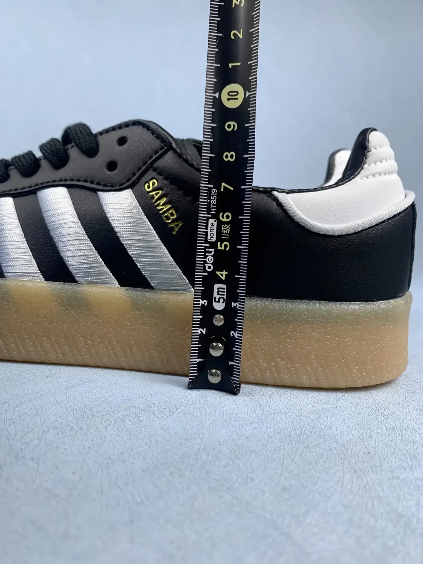 adidas Sambae Black White Gum Shoes product photo from LabelPicks