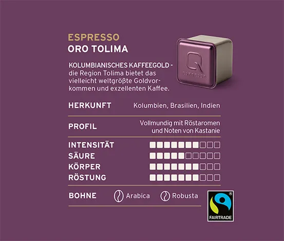 KOLUMBIANISCHES KAFFEEGOLD