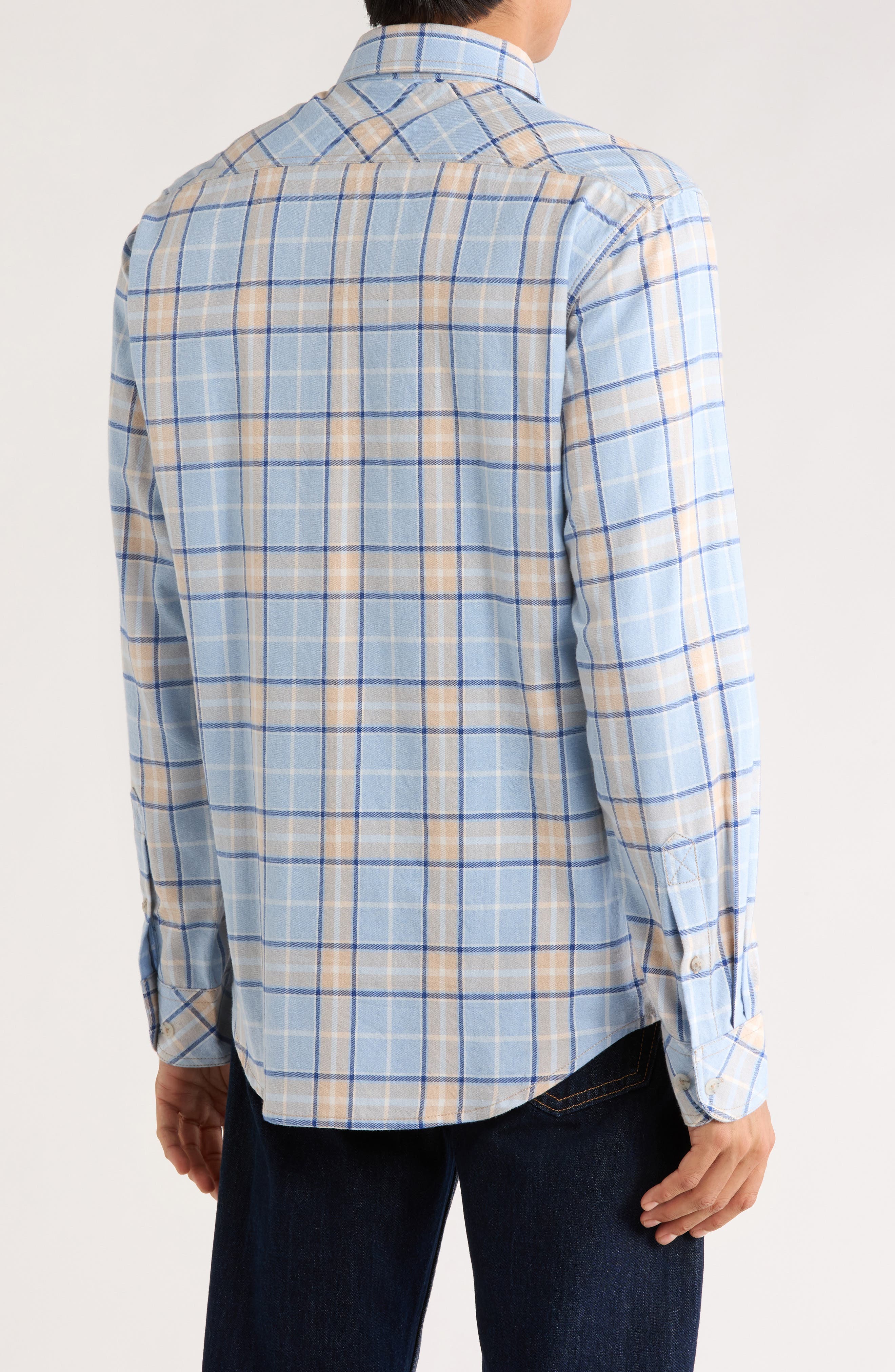 James Campbell Simeon Yarn Dye Plaid Button-Up Shirt