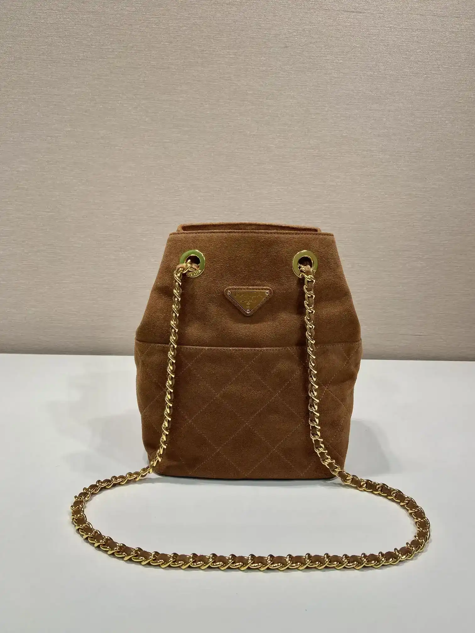Prada Quilted Leather Bucket Bag product photo from LabelPicks