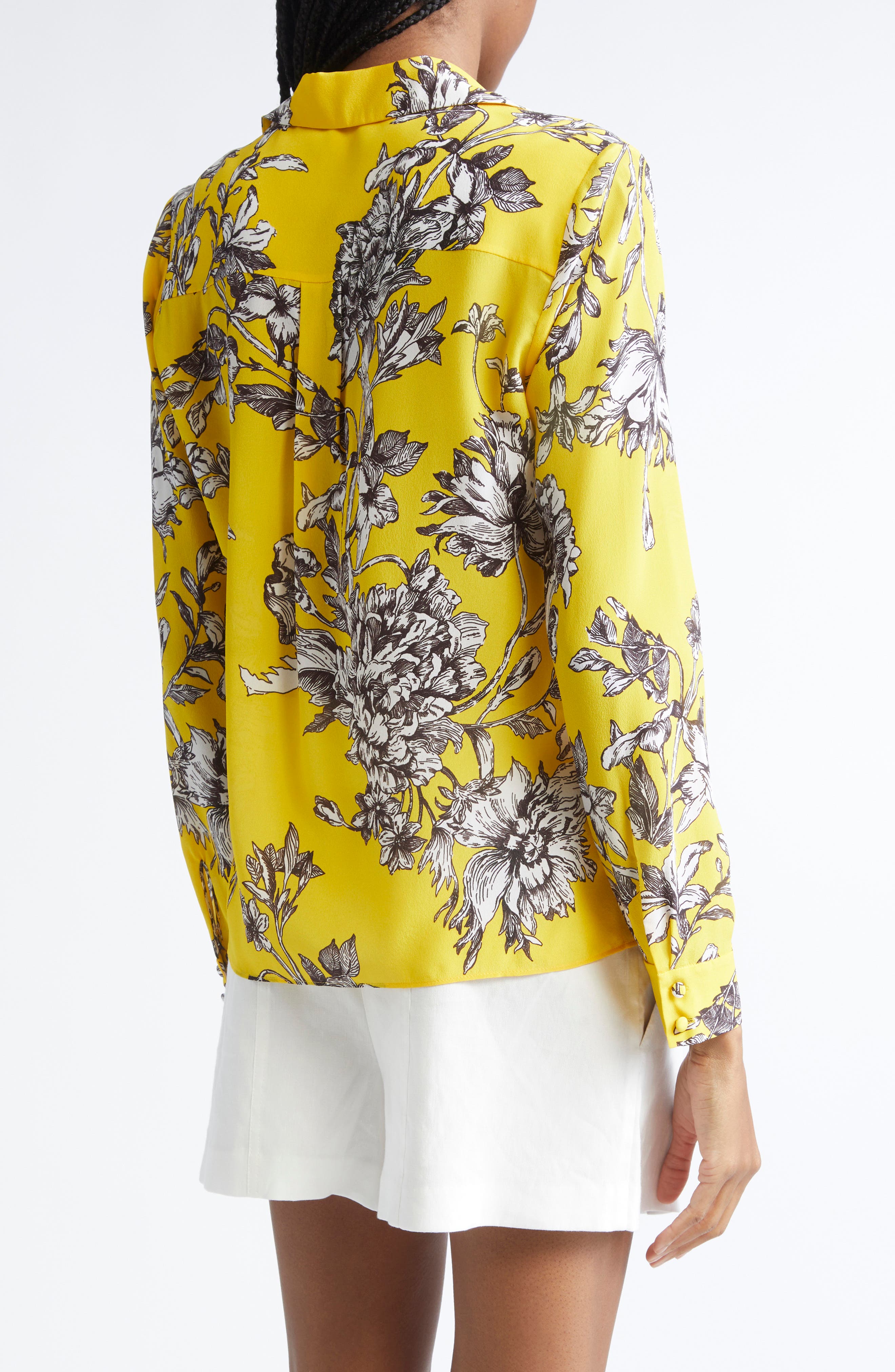 Alice + Olivia Alta Silk Top