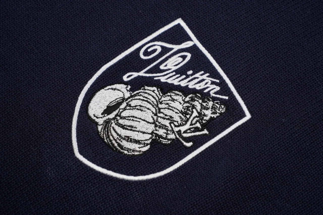 Louis Vuitton Navy Logo Embroidered Crewneck Sweater product photo from LabelPicks