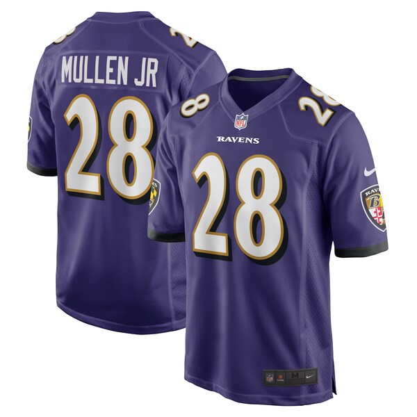 Trayvon Mullen Jr. Baltimore Ravens Nike Team Game Jersey -  Purple