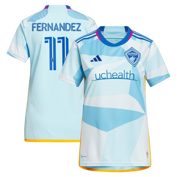 Omir Fernandez Colorado Rapids adidas Women's 2024 New Day Kit Replica Player Jersey - Light Blue
