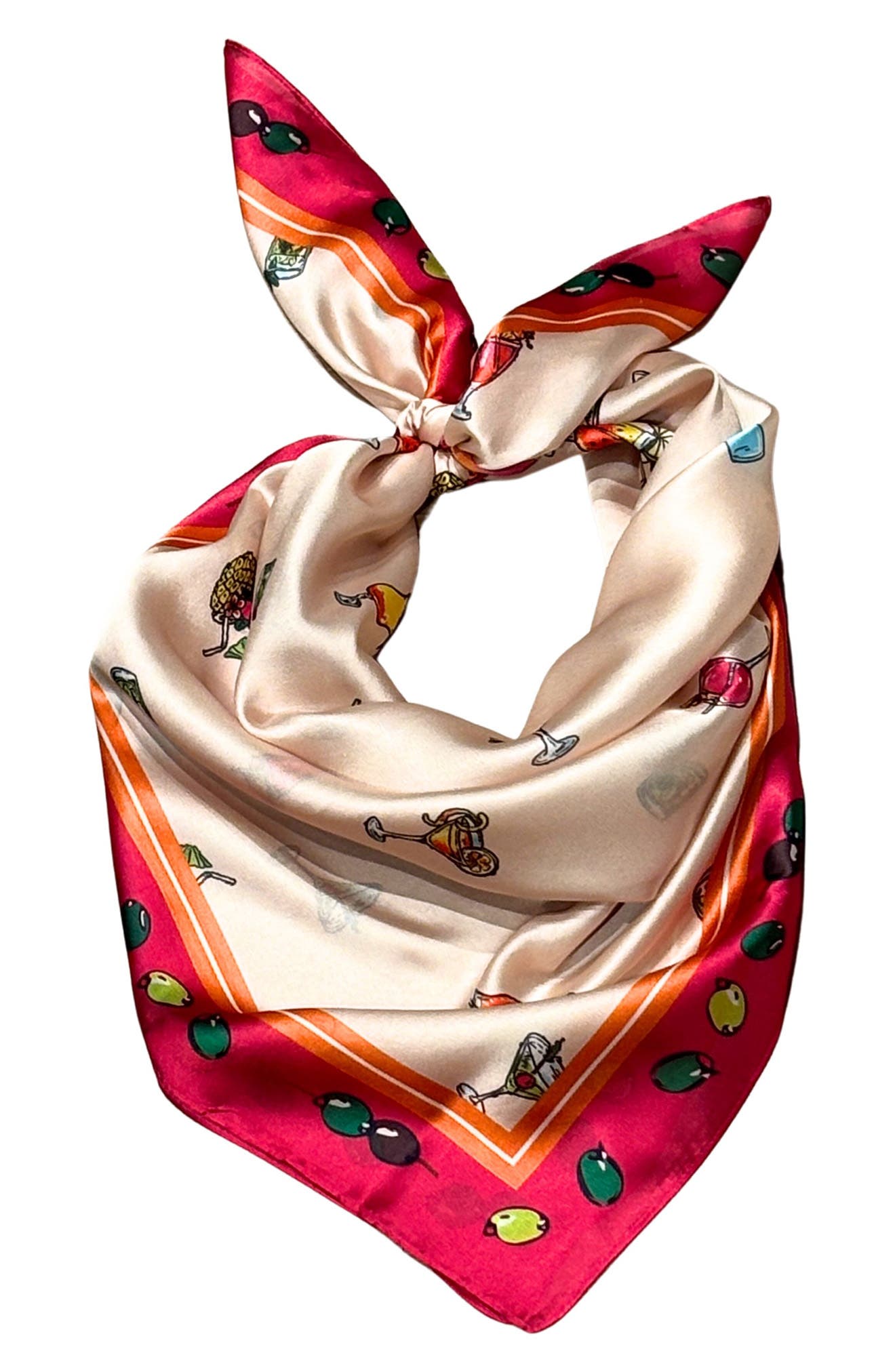 Nicole Miller Cocktail Satin Scarf
