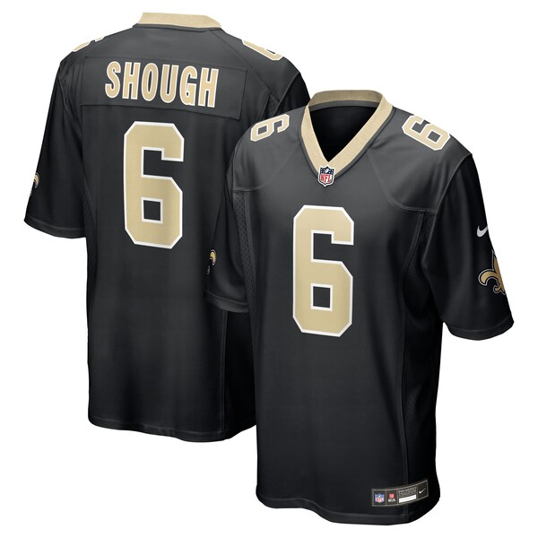 Tyler Shough New Orleans Saints Nike Game Jersey - Black