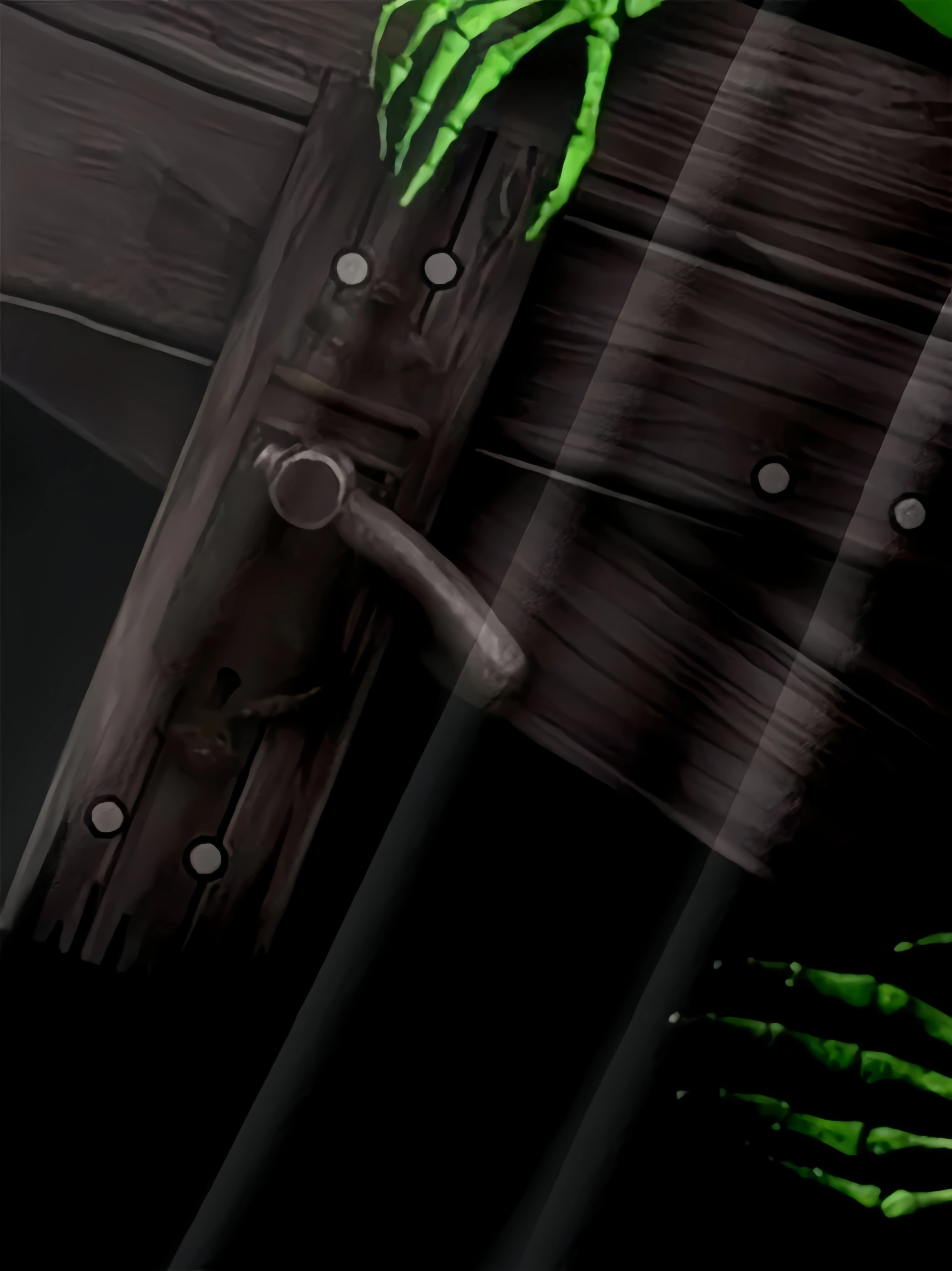 Halloween Skull Eyes Chest Pocket Short Sleeve Casual Shirt