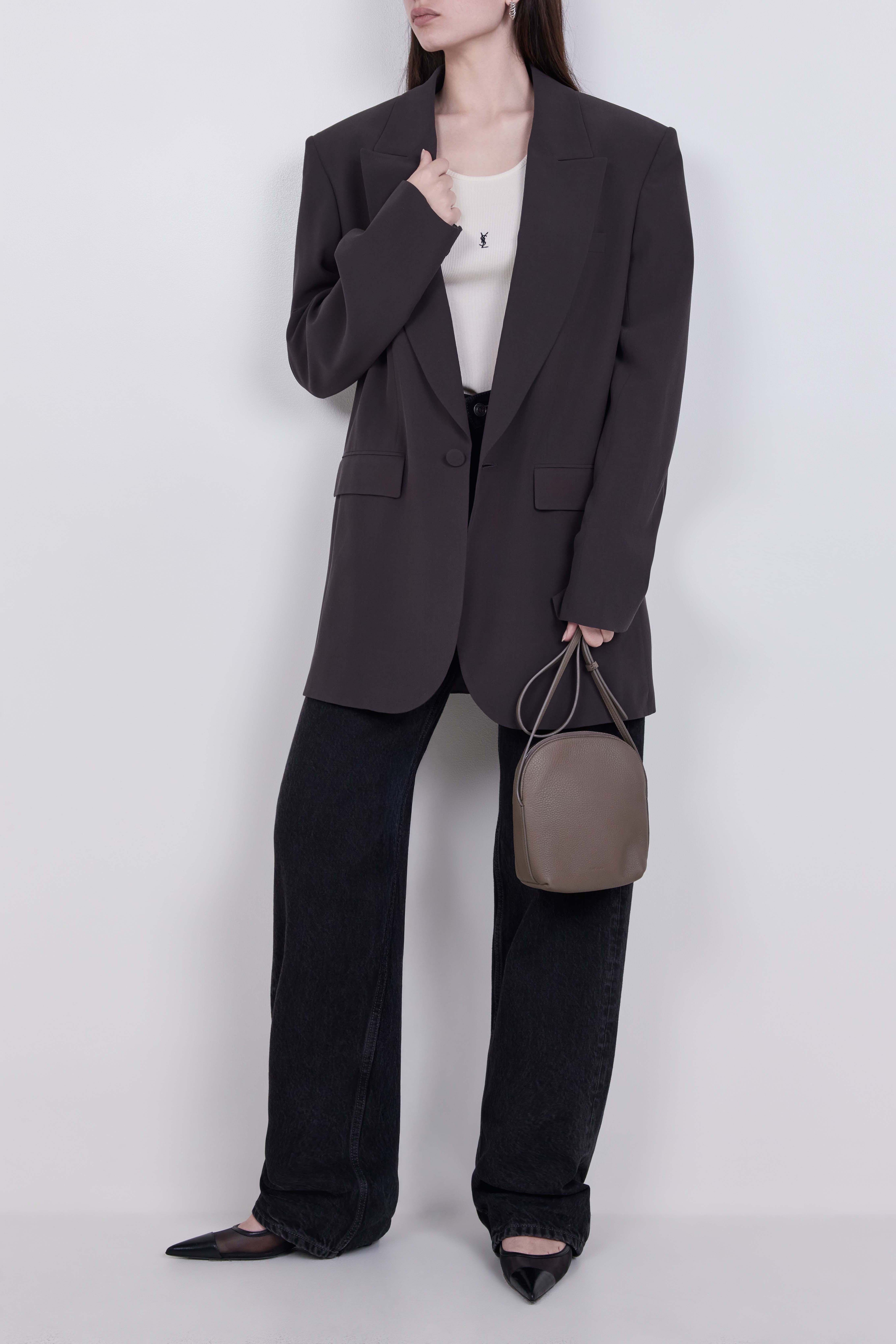 SAINT LAURENT ז'קט משי מחוייט