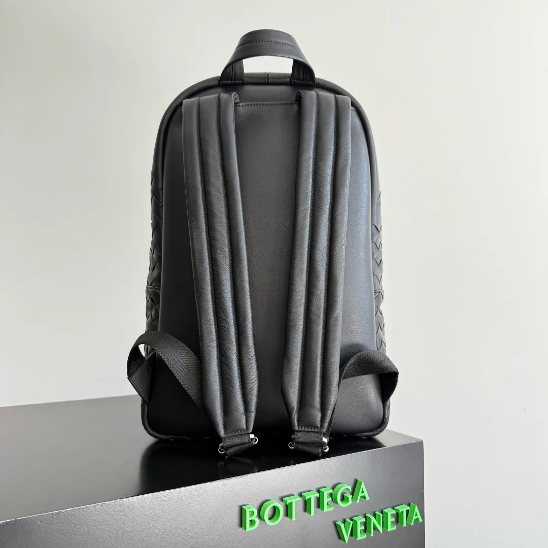 Bottega Veneta Intrecciato Woven Leather Backpack product photo from LabelPicks