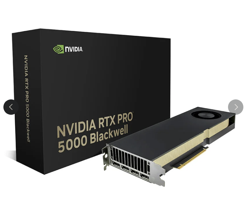 NVIDIA RTX5000 Pro 72GB AI Modeling Computing GPU Graphic Card Brand New - GreshamTech