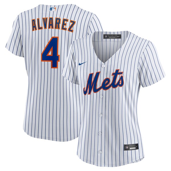 Francisco Alvarez New York Mets Nike Women's Home Replica Jersey - White