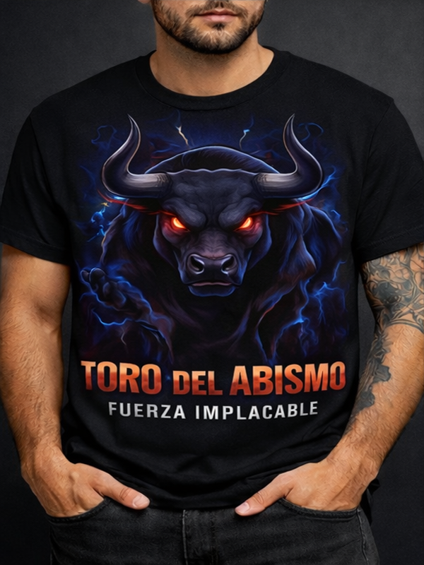 Remera Toro del Abismo | Streetwear Dark Unisex