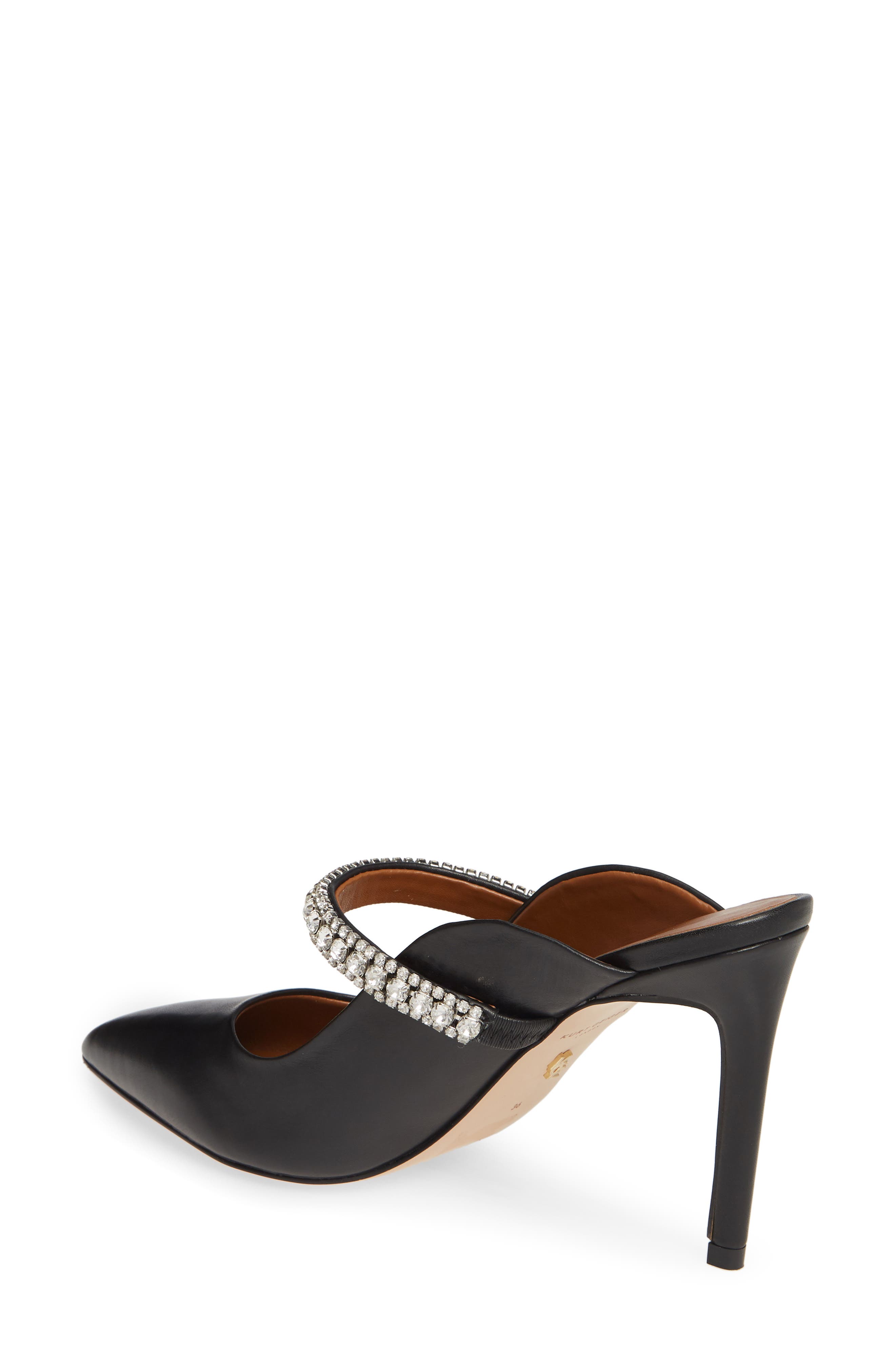 Kurt Geiger London Duke Crystal Strap Pointed Toe Mule