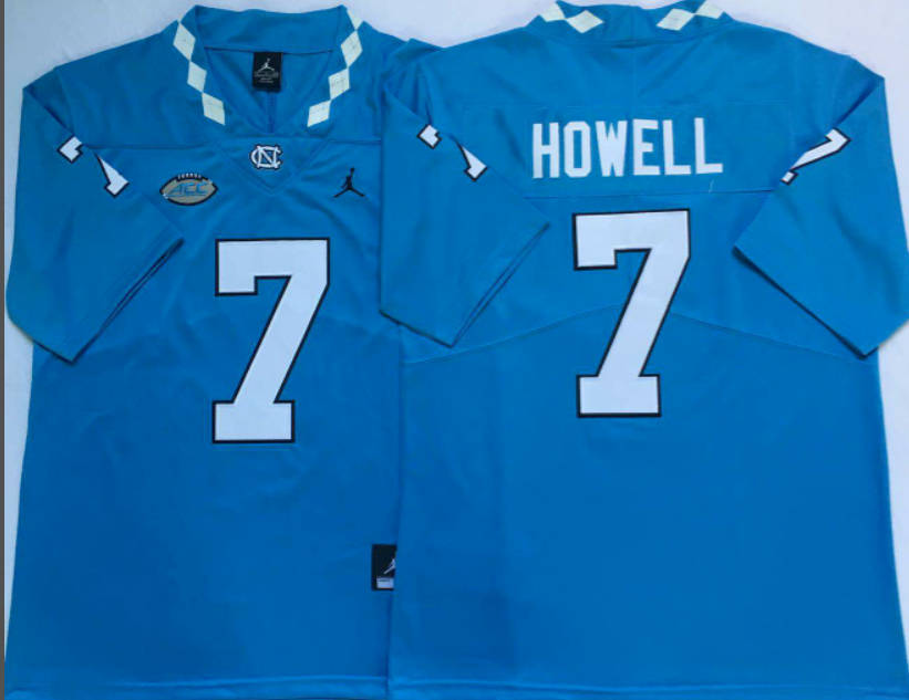 Sam Howell  NCAA North Carolina Tar Heels Jordan Band Vapor Limited Jersey