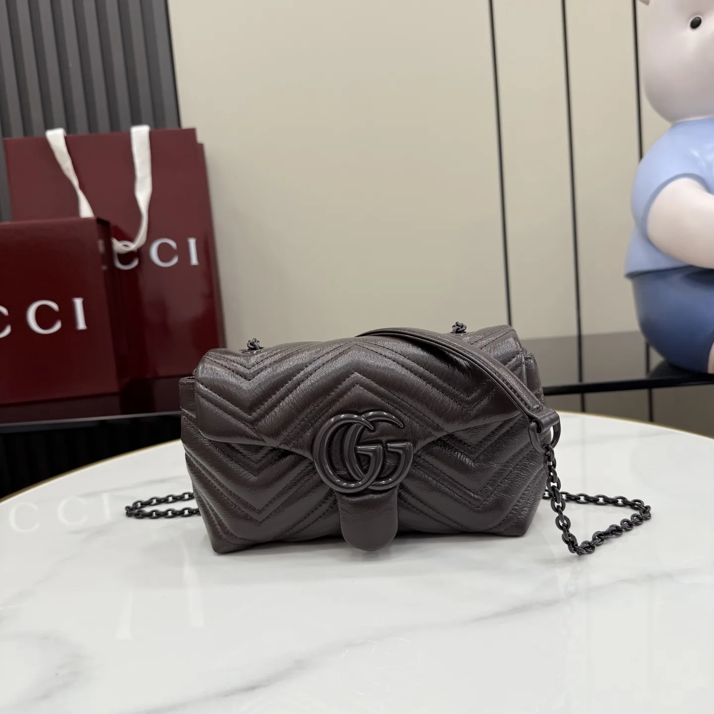Gucci Marmont GG Supreme Canvas Crossbody Bag product photo from LabelPicks