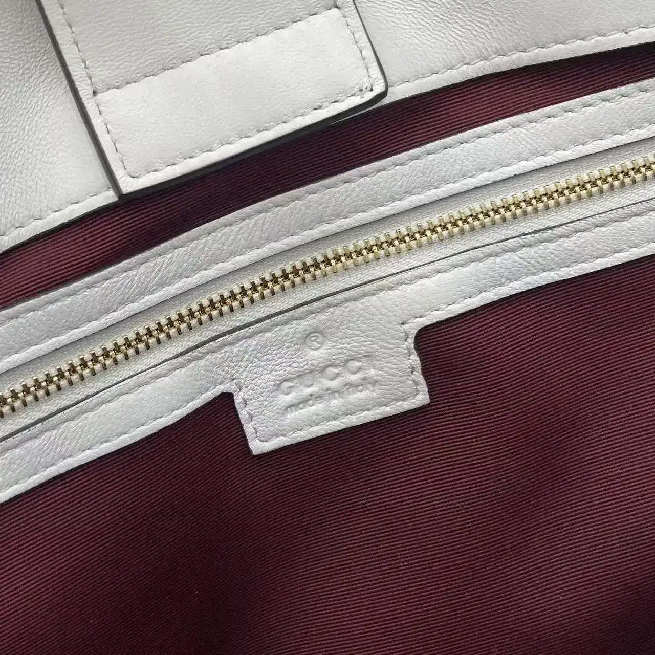 Gucci White Marmont GG Supreme Canvas Tote Bag product photo from LabelPicks