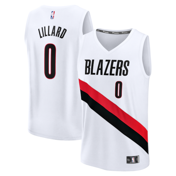 Damian Lillard Portland Trail Blazers  Youth Fast Break Replica Jersey - White - Association Edition