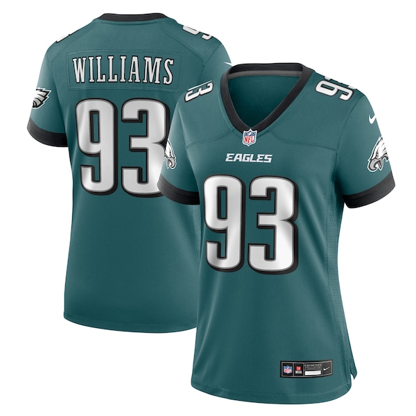 Milton Williams Philadelphia Eagles Nike Women's Team Game Jersey - Midnight Green