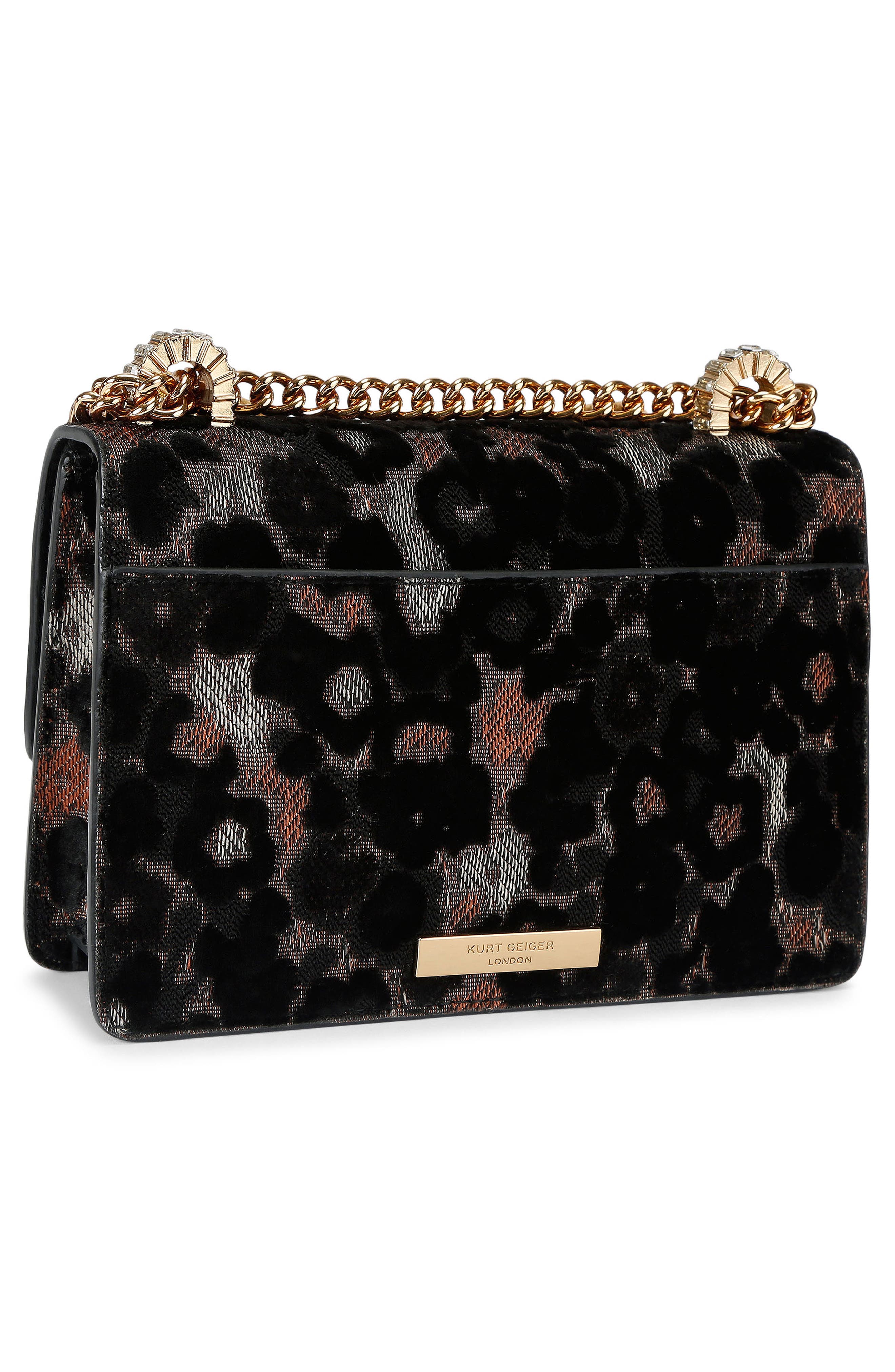 Kurt Geiger London Small Shoreditch Crystal Bow Crossbody Bag