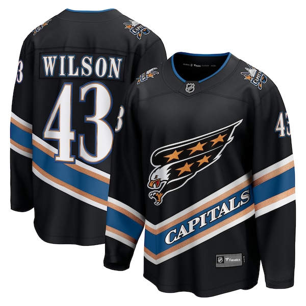 Tom Wilson Washington Capitals  Alternate 50th Anniversary Premier Breakaway Player Jersey - Black