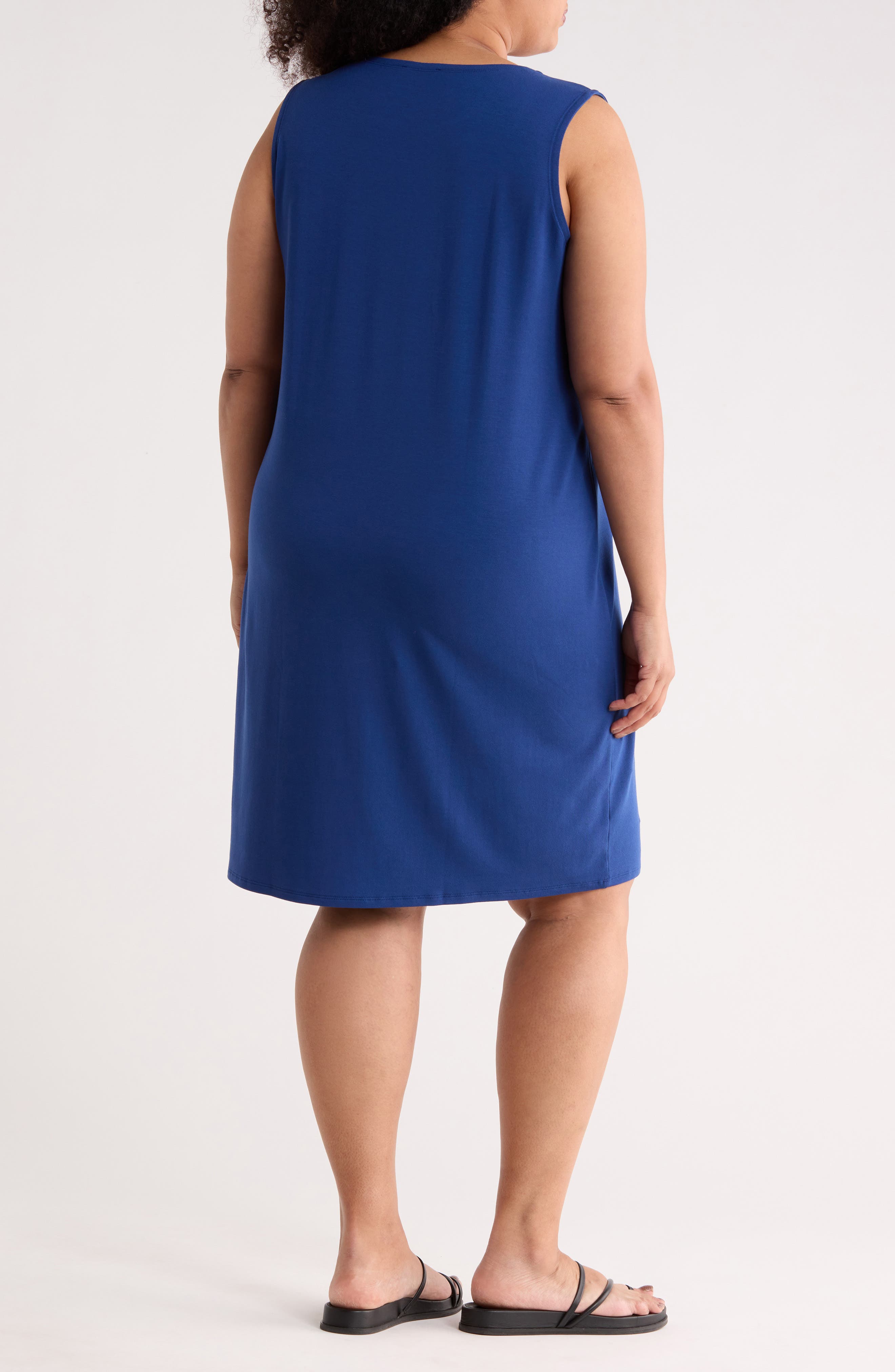 Eileen Fisher V-Neck Shift Dress