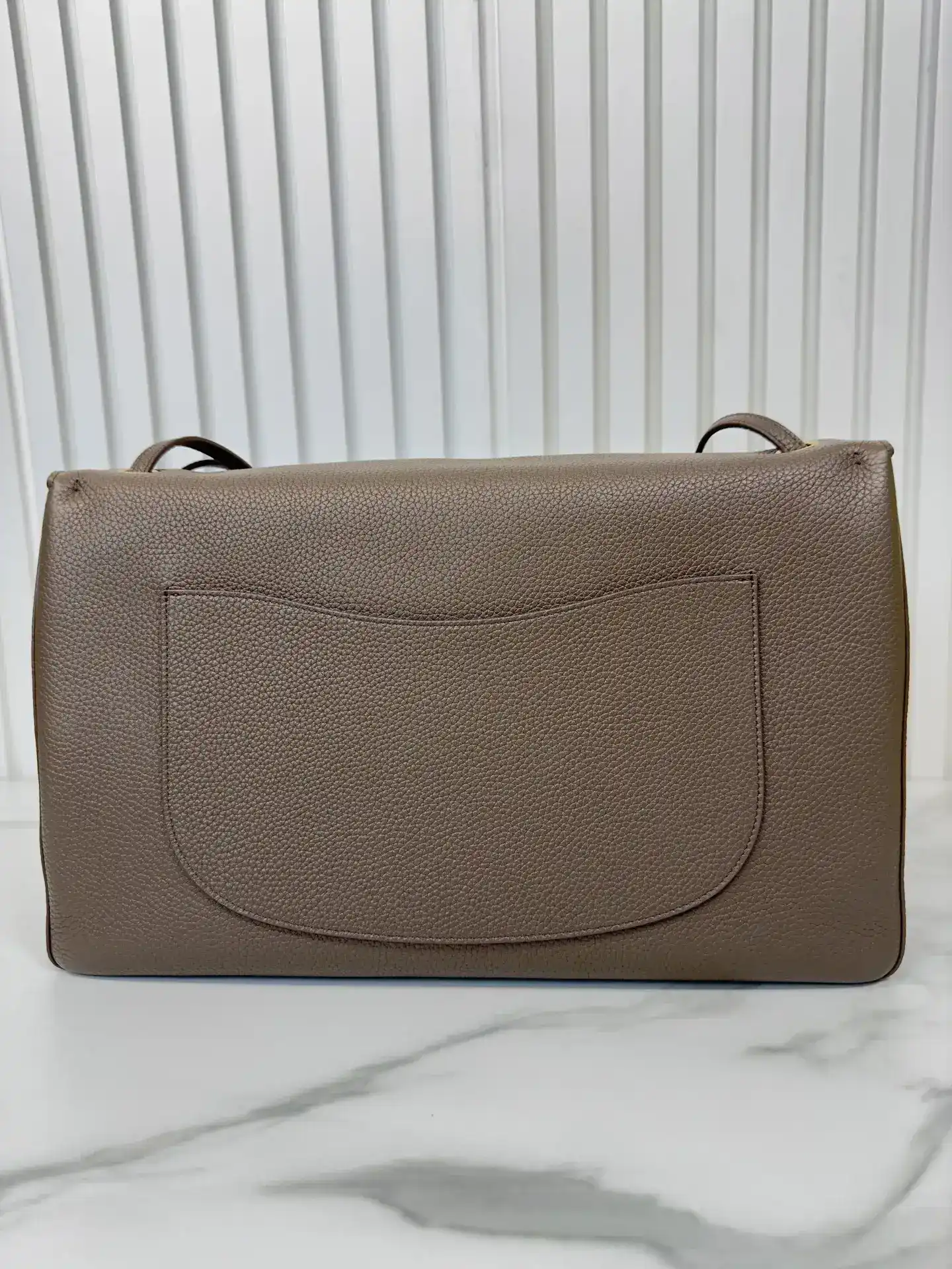 Chanel Classic Flap Brown Grained Leather Shoulder Bag product photo from LabelPicks