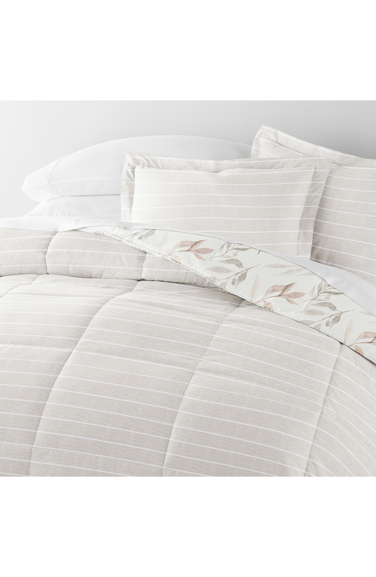 HOMESPUN Reversible 3-Piece Comforter Set
