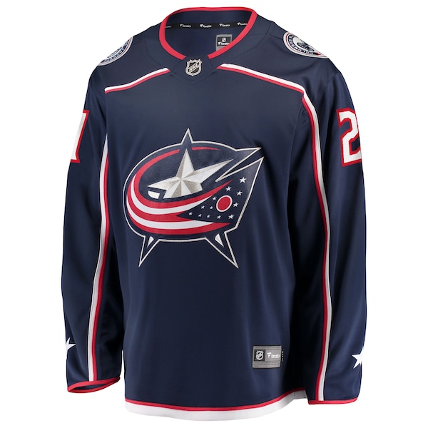 Isac Lundestrom Columbus Blue Jackets  Home Breakaway Jersey - Navy
