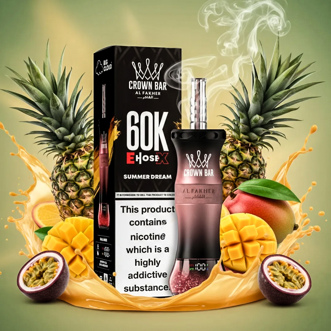 Al Fakher Crown Bar E Hose X 60K Disposable Vape (5%, 60000 Puffs)