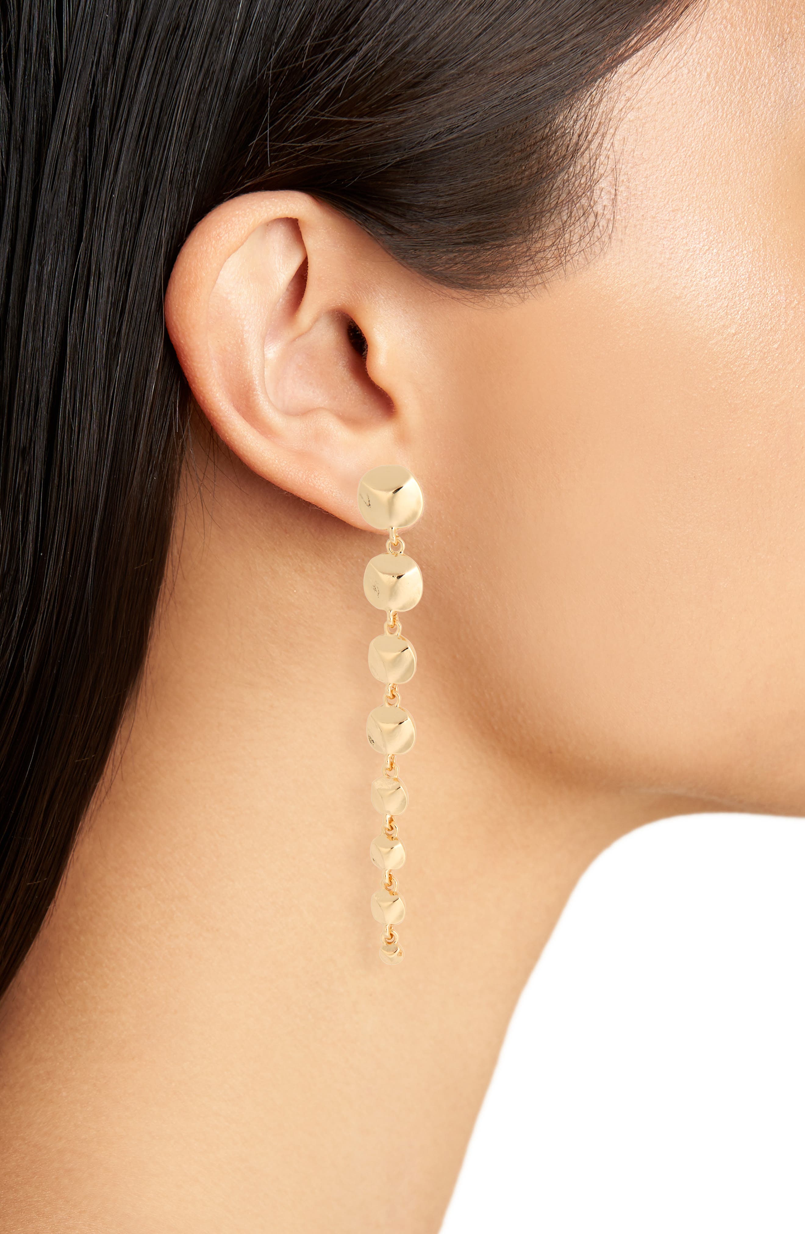 NORDSTROM RACK Cascading Linear Drop Earrings