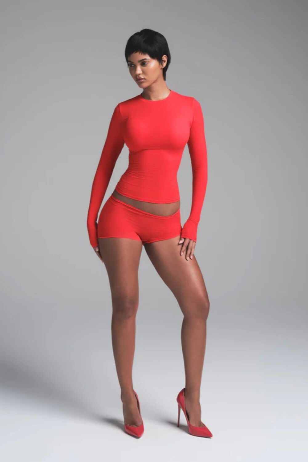 SKIMS LONG SLEEVE T-SHIRT