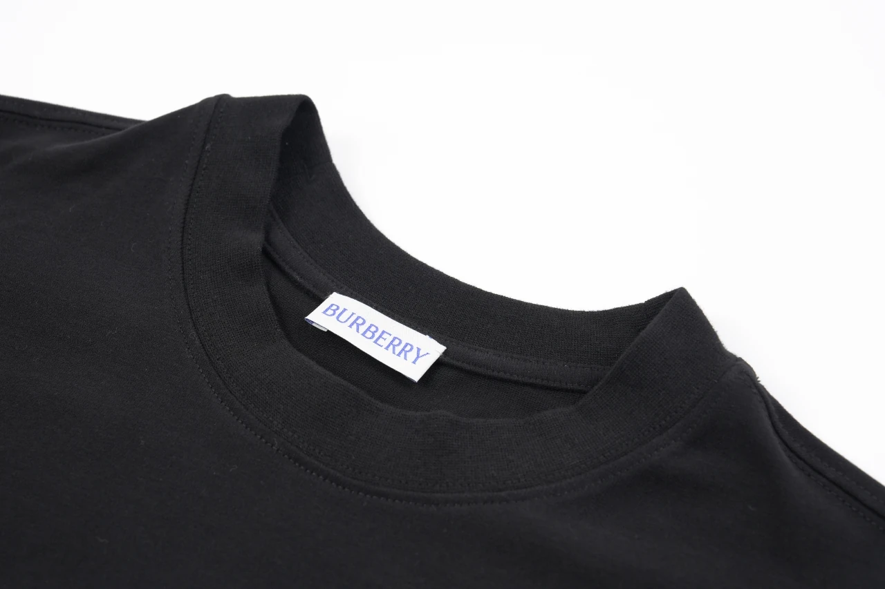 Burberry Black Oval Badge Embroidered T-Shirt product photo from LabelPicks