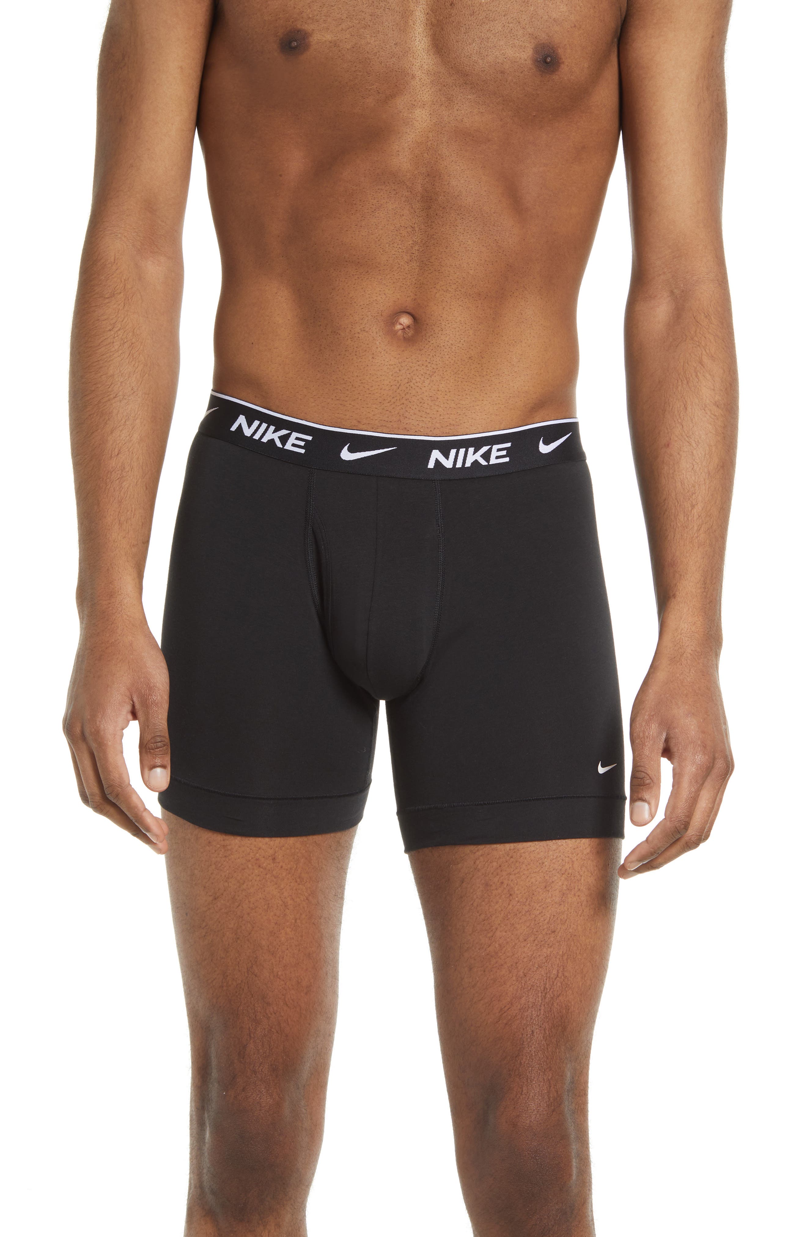 Nike Dri-FIT Essential Assorted 3-Pack Stretch Cotton Boxer Briefs
